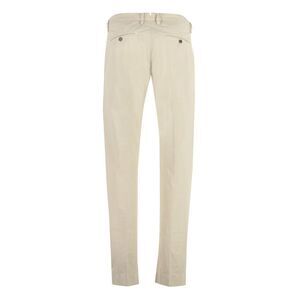 HANDPICKED Men's Classic Fit Cotton Chinos Men Beige Pants